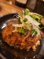 料理メニュー写真 海老と豚と生姜のハンバーグ(120ｇ)