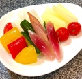 料理メニュー写真 自家製ピクルス盛り合わせ
