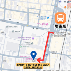 PARTY＆BUFFET the VILLA パーティー＆ビュッフェ ザ ヴィラ 堺東店の外観1