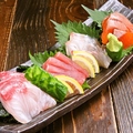 料理メニュー写真&nbsp;コースの一品【刺身盛り合わせ】