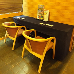 2名席■　テーブルごとに感染症対策を実施しております！