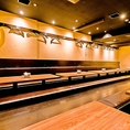 【宴会最大55名様まで】打ち上げ、同窓会などにおすすめの広々としたお席となっております。豊富な飲み放題付きコースはご予算に合わせてお選びいただけます♪