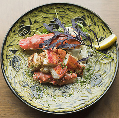 タラバガニ鉄板焼き