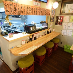 ■カウンター席■カウンター席は大人気!お一人様でもお気軽にご利用ください。