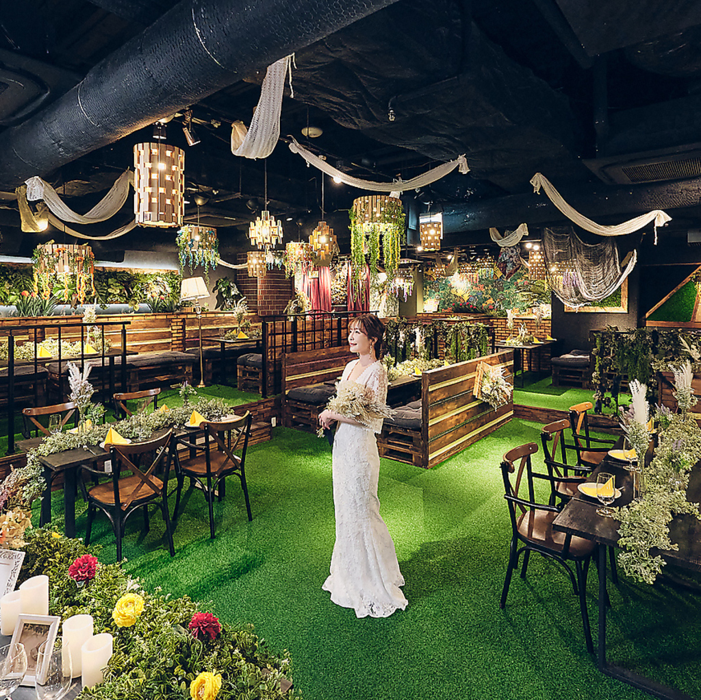 ビルの中で味わえるグランピング気分