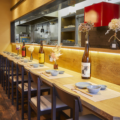 カウンター席はお一人様でのご利用大歓迎です◎