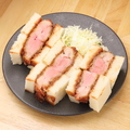 料理メニュー写真&nbsp;とんかつ家黒豚 げん かつサンド