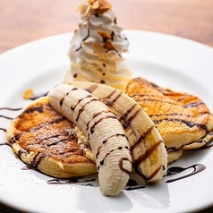 チョコバナナパンケーキ