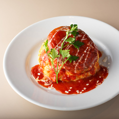 【日替わり】贅沢オムバーグライス