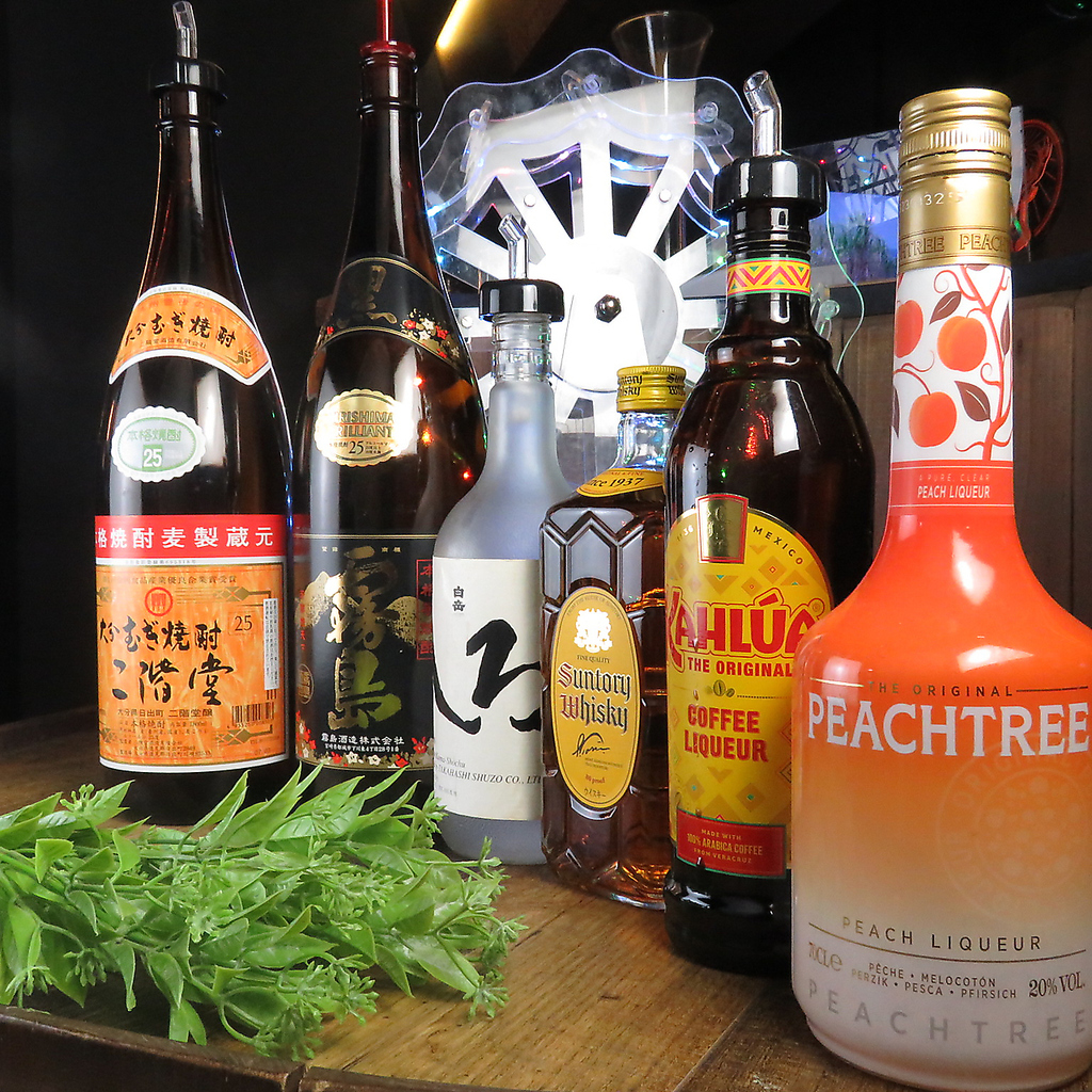 飲み放題ドリンク豊富にご用意