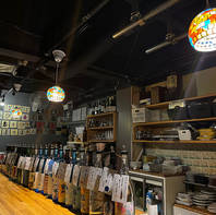 レトロな雰囲気の内装