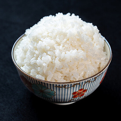 白ご飯 中