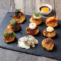 SNS映えも抜群♪つくね盛り合わせ