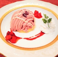 【あまおう苺モンブラン】