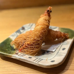 海老のパリパリ揚げ(二尾)