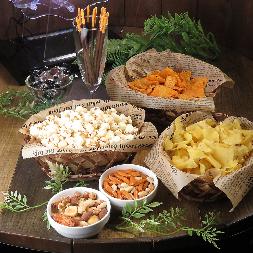 軽食付き飲み放題プランもご用意