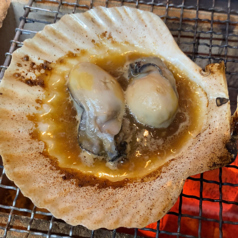 牡蠣のバター醤油焼き