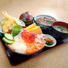 海鮮丼 天ぷら・あら炊き膳 ランチ