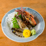 お刺身で味わう、魚本来の旨みと食感★