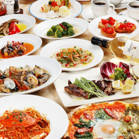 豊富な種類のイタリアン料理