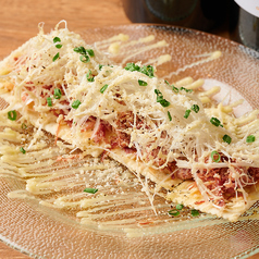 コンビーフとクラッカーのおつまみ