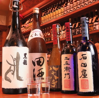 日本酒の種類が豊富です
