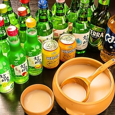 チャミスルも飲める単品飲み放題もご用意しております！