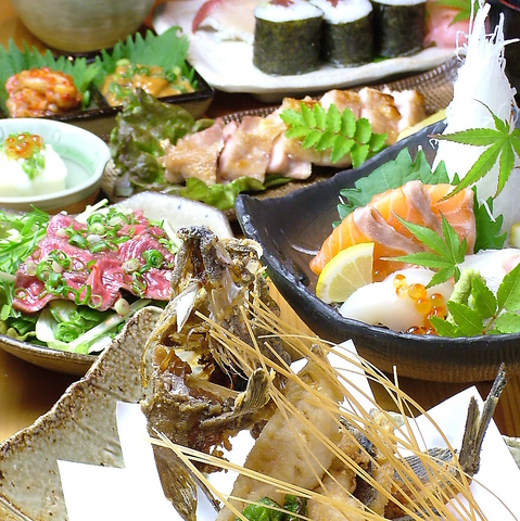 その日仕入れた旬の鮮魚しか使わない美味しい魚料理や、極ウマ創作料理が愉しめるお店