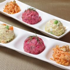 冷たいキノコのアヒージョ