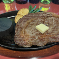 料理メニュー写真 鉄板リブロースステーキ(200g)