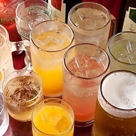 コースは飲み放題付き！充実の日本酒、焼酎、マッコリ等