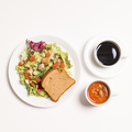 料理メニュー写真 B.新潟野菜とグリルチキンのさっぱりサラダセット