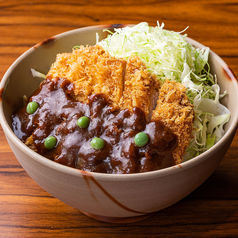 岡山名物デミかつ丼