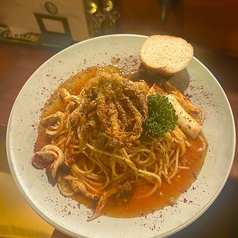 イカのチリトマト