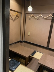 座敷の掘りごたつ席