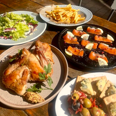 ローストチキンが楽しめるコース