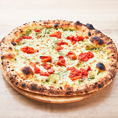 【オススメ】グリルトマトのバジルピザ