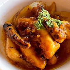 イカのカレー風味蒸し