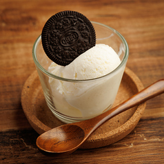 オレオ混ぜアイス