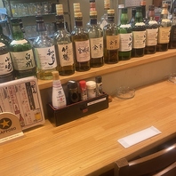 おすすめのお酒を多数取り揃えております。