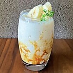 キャラメルバナナスムージー