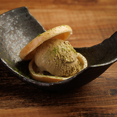 ほうじ茶もなかアイス