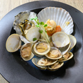 料理メニュー写真&nbsp;貝の酒蒸し（カキ・ホタテ・ハマグリ）