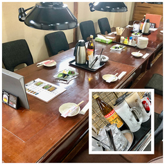 小人数~大人数様対応可能（お席は自由自在に変更可能）席ごとにダクト完備