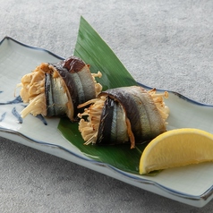 秋刀魚のえのきたけ包み焼き