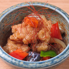 [590円おつまみ]　大山鶏と彩り野菜の南蛮漬け