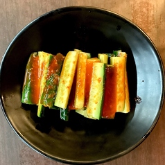 干豆腐サラダ/台湾風キュウリ和え　各