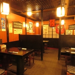 座敷、カウンター席、テーブル席、様々なシーンにお使いいただけます。宴会利用もお一人様も大歓迎。