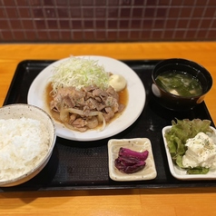 豚生姜焼き定食