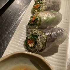 野菜だけの生春巻き